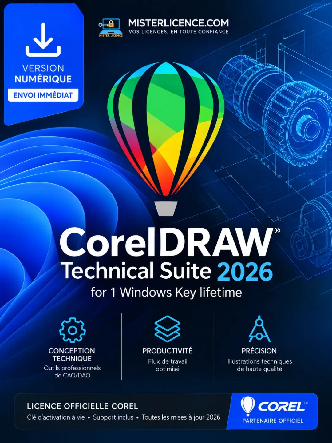 CorelDRAW Technical Suite 2026 for 1 Windows - à vie