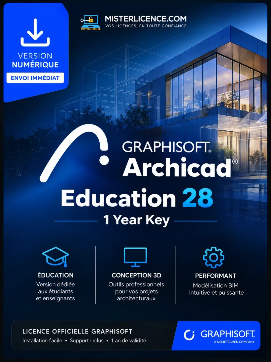 Archicad Education 28 - 1 an