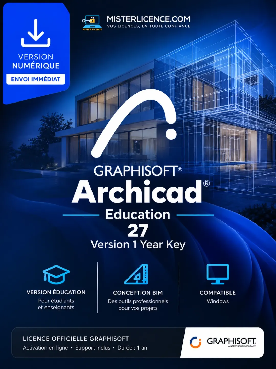 Archicad Education 27 - 1 an