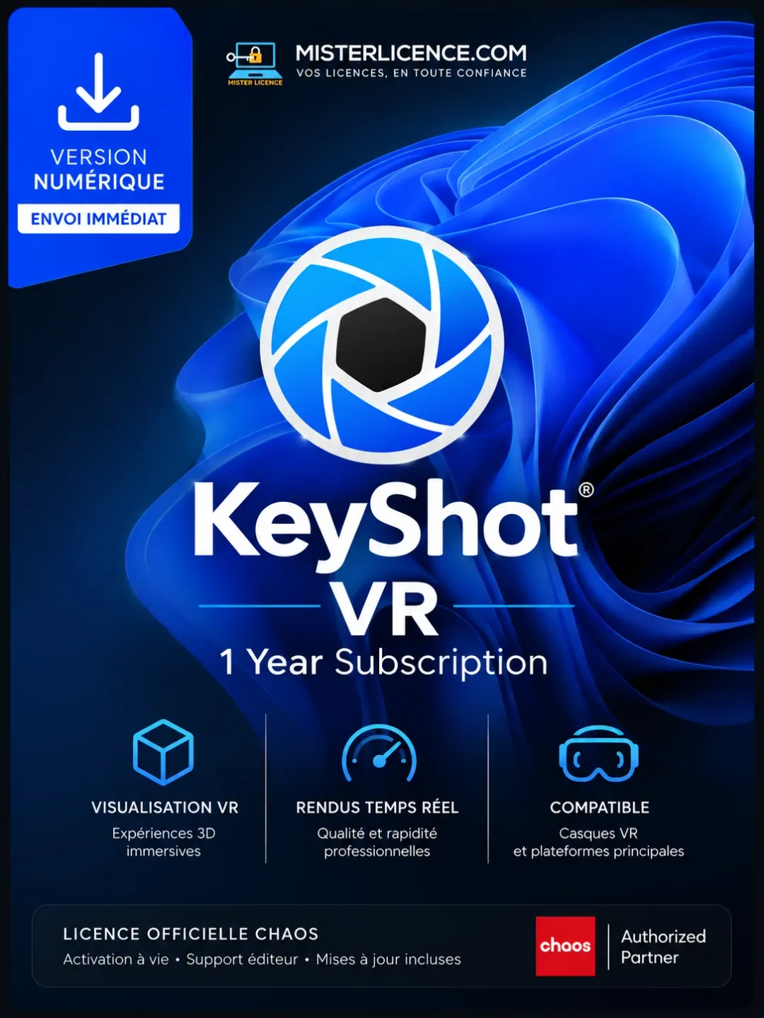 KeyShot VR - 1 an - Image principale du produit