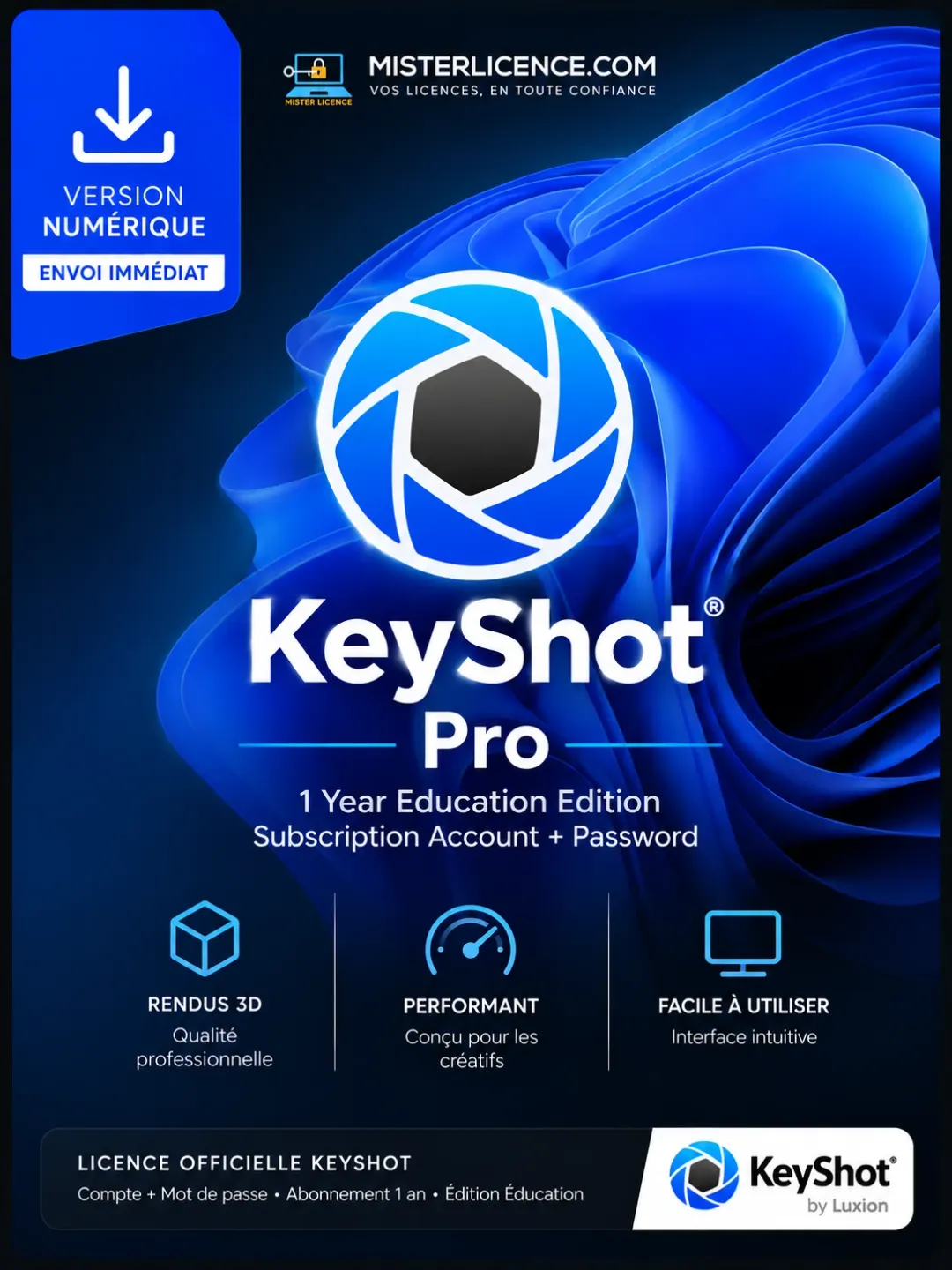 KeyShot Pro - Compte - 1 an - Image principale du produit