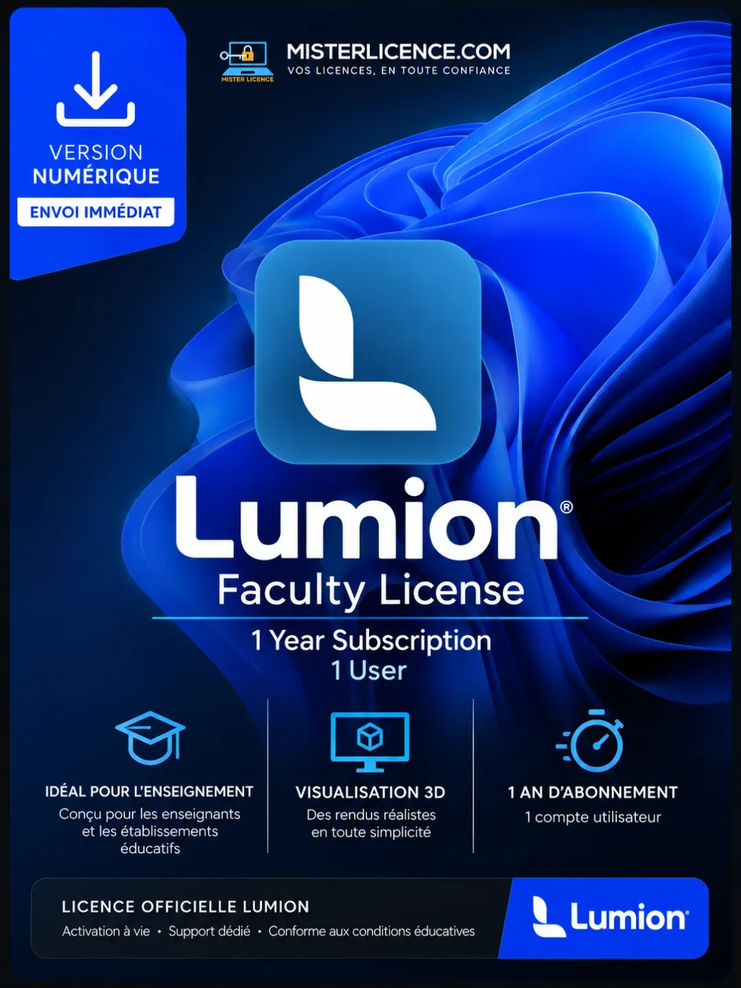 Lumion Faculty License - 1 an - Image principale du produit