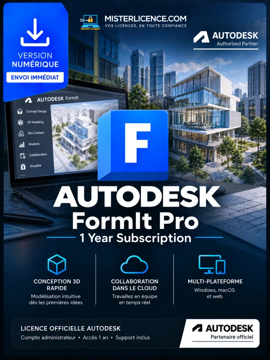 Autodesk FormIt Pro - 3 ans