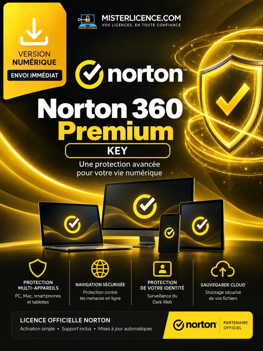 Norton 360 Premium - 1 an