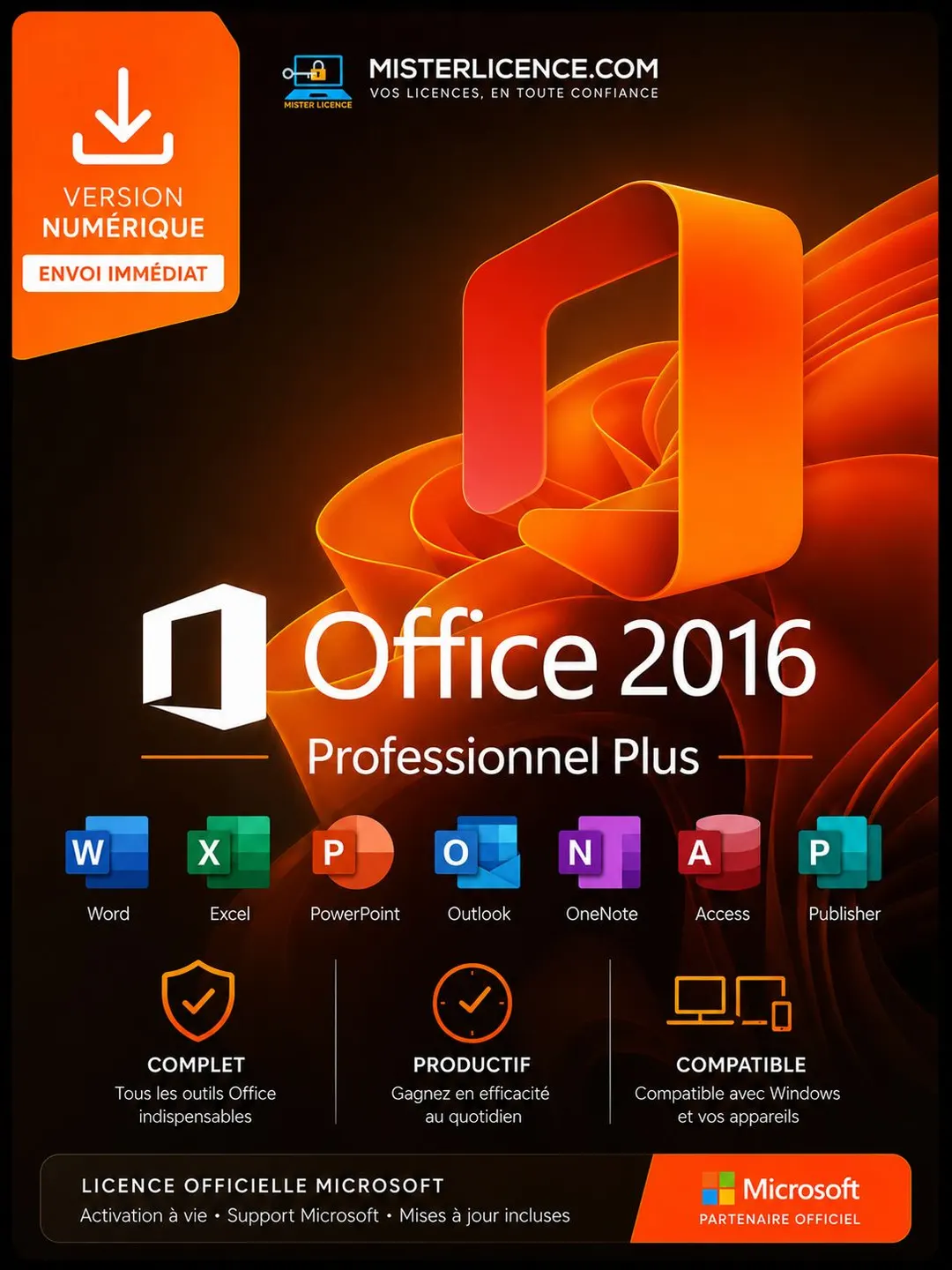 Office 2016 Pro Plus - Activation par téléphone