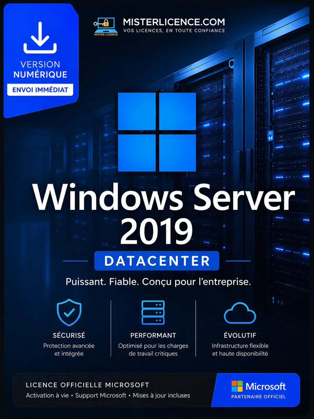 Windows Server 2019 Datacenter - Image principale du produit