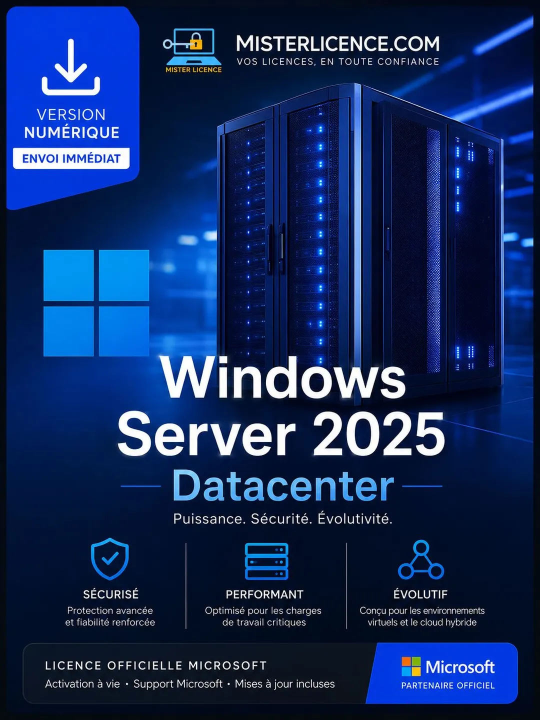 Windows Server 2025 Datacenter - Image principale du produit
