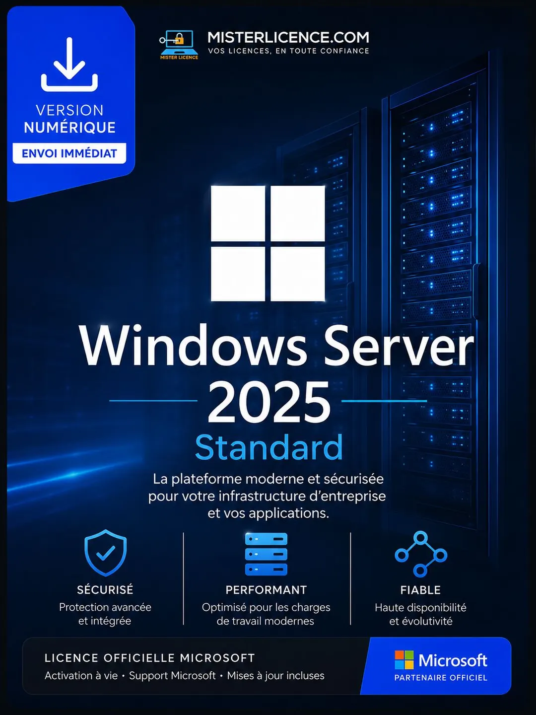Windows Server 2025 Standard - Image principale du produit